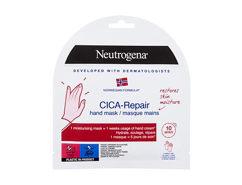 Hydratační rukavice Neutrogena Norwegian Formula Cica-Repair 1 ks poškozený obal