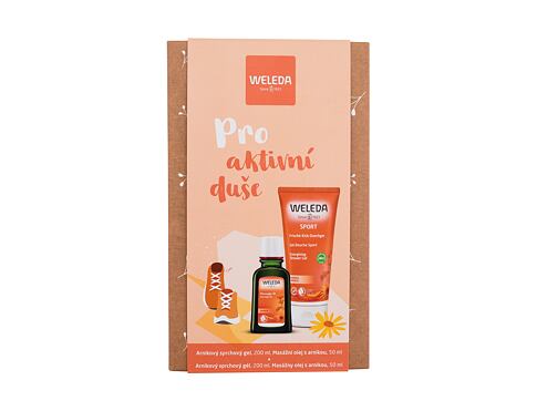 Sprchový gel Weleda Arnica Sports 200 ml Kazeta