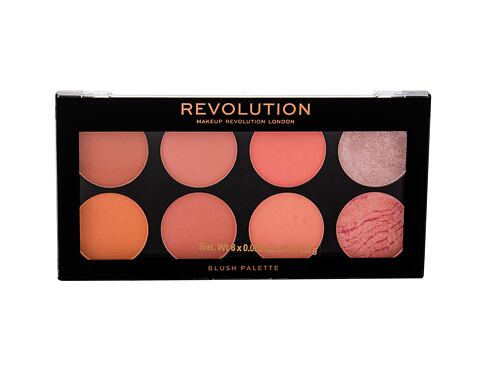 Tvářenka Makeup Revolution London Blush Palette 12,8 g Hot Spice poškozená krabička