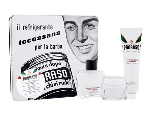 Balzám po holení PRORASO White 100 ml poškozená krabička Kazeta
