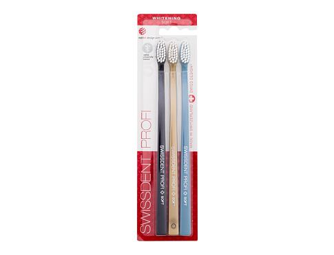 Klasický zubní kartáček Swissdent Profi Whitening Trio Soft 3 ks