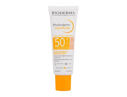 Opalovací přípravek na obličej BIODERMA Photoderm Aquafluid Tinted SPF50+ 40 ml Light