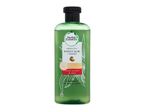 Šampon Herbal Essences Potent Aloe + Mango Colour Protect & Shine Shampoo 380 ml