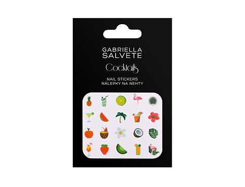 Ozdoby na nehty Gabriella Salvete Cocktails Nail Stickers 1 balení