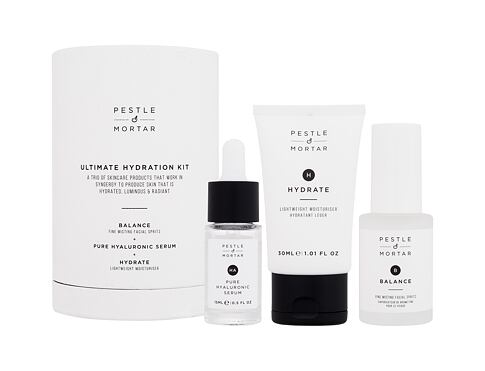 Pleťová voda a sprej Pestle & Mortar The Ultimate Hydration Kit 30 ml Kazeta