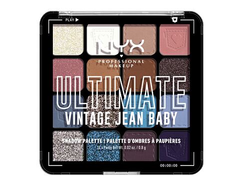 Oční stín NYX Professional Makeup Ultimate 13,28 g 02 Vintage Jean Baby