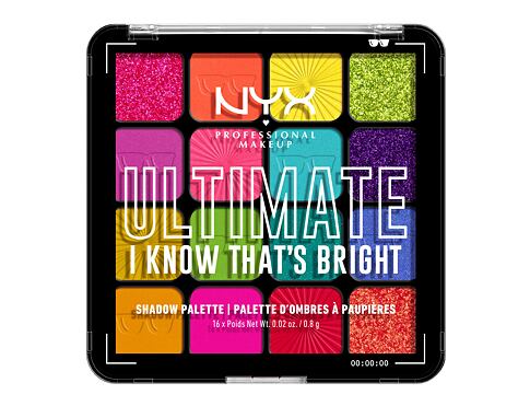 Oční stín NYX Professional Makeup Ultimate I Know That´s Bright 12,8 g