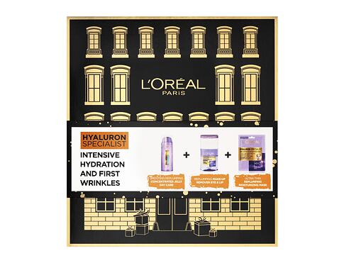 Pleťový gel L'Oréal Paris Hyaluron Specialist Intensive Hydration And First Wrinkles 50 ml Kazeta