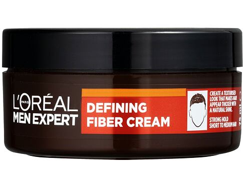 Krém na vlasy L'Oréal Paris Men Expert Barber Club Defining Fiber Cream 75 ml