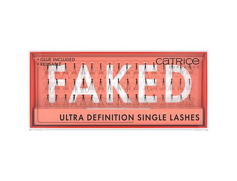 Umělé řasy Catrice Faked Ultra Definition Single Lashes 51 ks Black