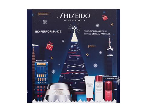 Denní pleťový krém Shiseido Bio-Performance Time-Fighting Ritual Blue 50 ml Kazeta