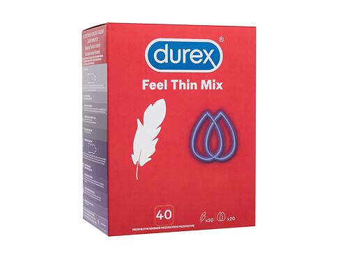 Kondomy Durex Feel Thin Mix 40 ks