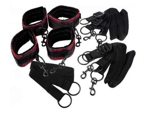 BDSM pomůcka California Exotics Scandal Bed Restraints 1 ks