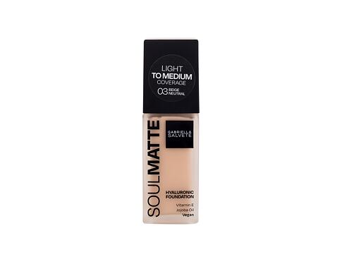Make-up Gabriella Salvete Soulmatte Hyaluronic Foundation 30 ml 03N Beige Neutral