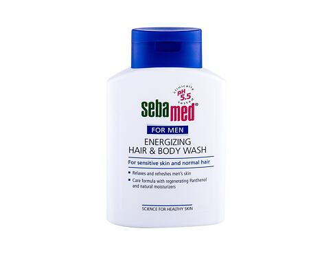 Šampon SebaMed For Men Energizing Hair & Body Wash 200 ml poškozená krabička