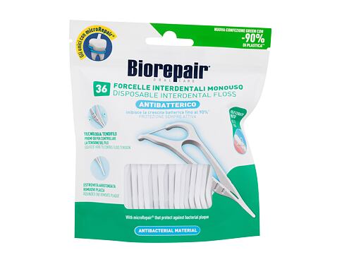 Zubní nit Biorepair Antibacterial Disposable Interdental Floss 36 ks