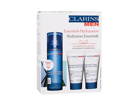 Denní pleťový krém Clarins Men Hydration Essentials 50 ml Kazeta