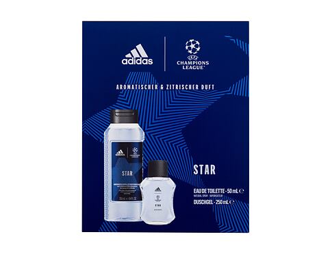 Toaletní voda Adidas UEFA Champions League Star 50 ml poškozená krabička Kazeta