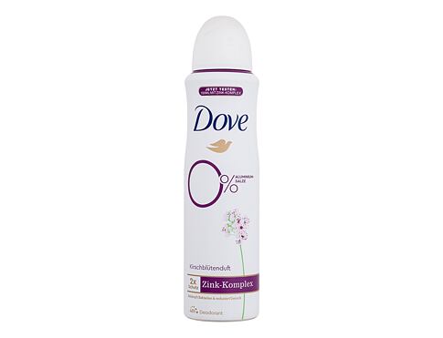 Deodorant Dove 0% ALU Cherry Blossom 48h 150 ml poškozený flakon