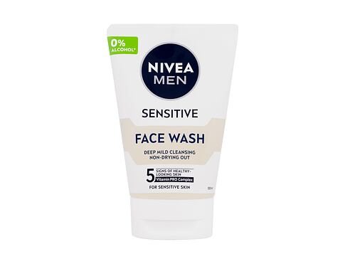 Čisticí gel Nivea Men Sensitive Face Wash 100 ml