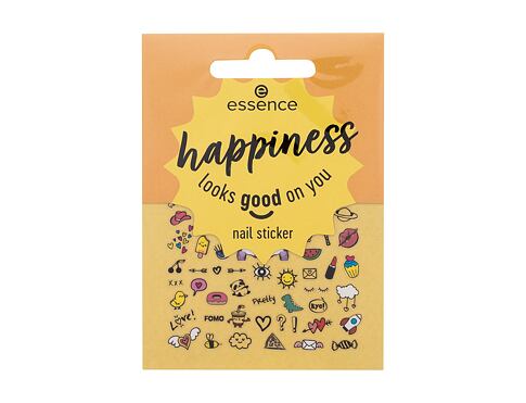 Ozdoby na nehty Essence Nail Stickers Happiness Looks Good On You 1 balení poškozený obal