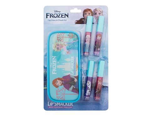Lesk na rty Lip Smacker Disney Frozen Lip Gloss & Pouch Set 6 ml poškozený obal Kazeta