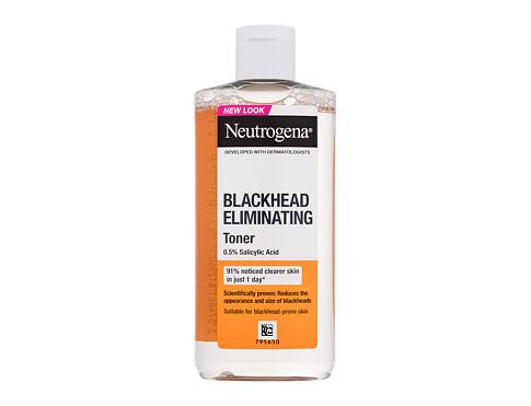 Pleťová voda a sprej Neutrogena Blackhead Eliminating Toner 200 ml