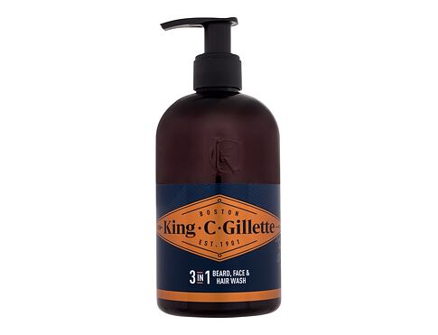 Šampon na vousy Gillette King C. Beard & Face Wash 350 ml