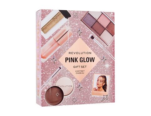 Oční stín Makeup Revolution London Pink Glow Gift Set 4,2 g Kazeta