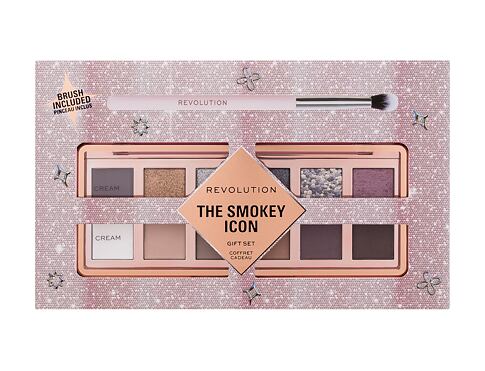 Oční stín Makeup Revolution London The Smokey Icon Gift Set 8,4 g Kazeta