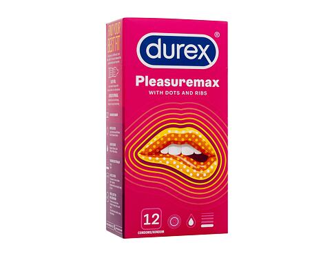 Kondomy Durex Pleasuremax 12 ks poškozená krabička
