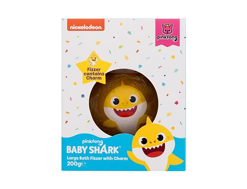 Bomba do koupele Pinkfong Baby Shark Bath Fizzer Yellow 200 g poškozená krabička