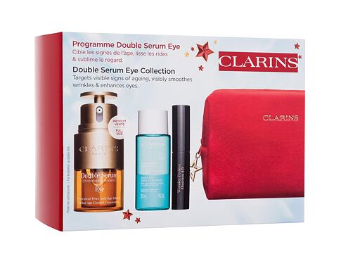 Oční sérum Clarins Double Serum Eye Collection 20 ml poškozená krabička Kazeta