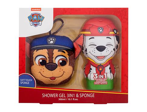Sprchový gel Nickelodeon Paw Patrol Marshall 3in1 Shower Gel, Shampoo & Conditioner 300 ml Kazeta