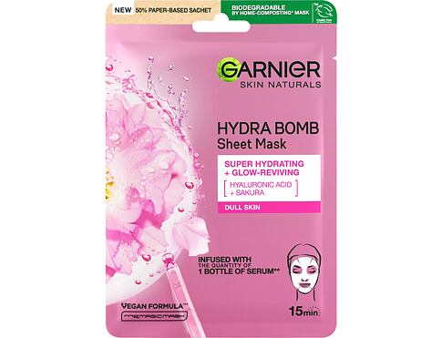 Pleťová maska Garnier Skin Naturals Hydra Bomb Sakura 1 ks