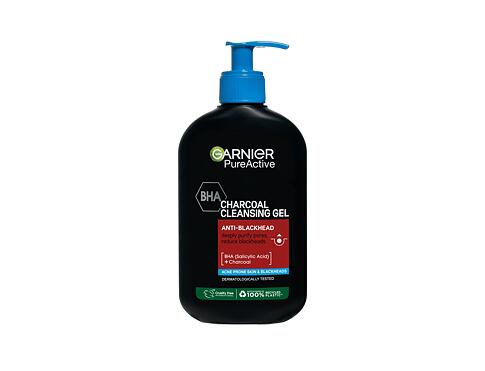 Čisticí gel Garnier Pure Active Charcoal Cleansing Gel 250 ml
