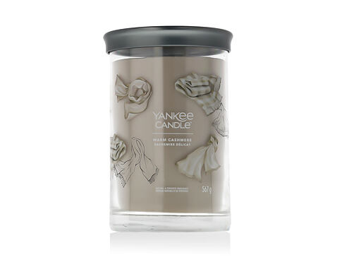 Vonná svíčka Yankee Candle Signature Warm Cashmere Tumbler 567 g