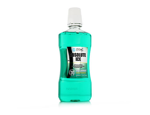 Ústní voda Zidac Laboratories Absolute Ice Freshmint Mouthwash 500 ml