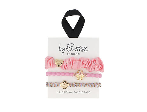 Gumička na vlasy By Eloise London Bangle Set Think Pink 1 ks