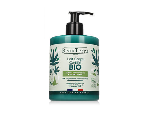 Tělové mléko BeauTerra Bio Hemp and Aloe Vera Body Milk 500 ml