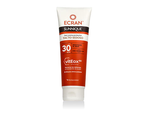 Opalovací přípravek na tělo Ecran Sunnique Silky Touch Protective Gel Cream SPF30 250 ml