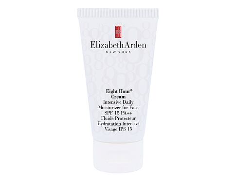 Denní pleťový krém Elizabeth Arden Eight Hour Cream Intesive Daily Moisturizer SPF15 49 g poškozená krabička