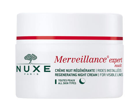 Noční pleťový krém NUXE Merveillance Regenerating Night Cream 50 ml poškozená krabička