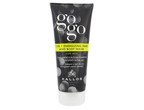 Sprchový gel Kallos Cosmetics Gogo 2 in 1 Energizing Hair And Body Wash 200 ml