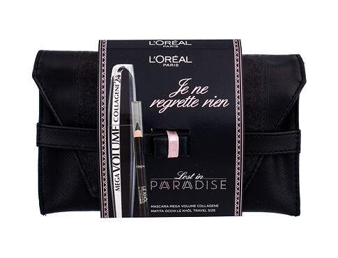 Řasenka L'Oréal Paris Mega Volume Collagene 24h 9 ml Extra Black Kazeta