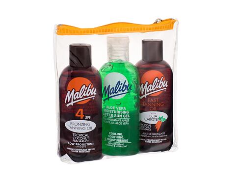 Opalovací přípravek na tělo Malibu Bronzing Tanning Oil SPF4 100 ml Kazeta