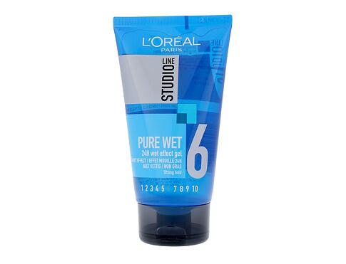 Gel na vlasy L'Oréal Paris Studio Line Pure Wet 24H 150 ml