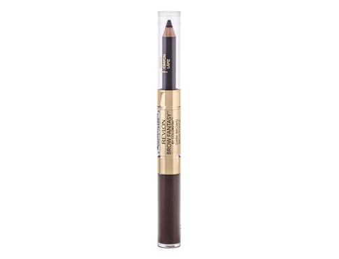 Set a paletka na obočí Revlon Brow Fantasy Pencil & Gel 1,49 g Dark Brown