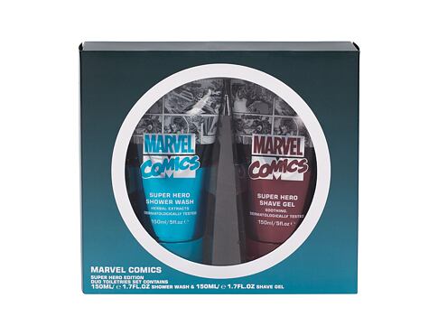 Sprchový gel Marvel Comics Hero 150 ml poškozená krabička Kazeta