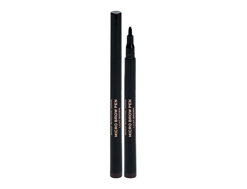 Tužka na obočí Makeup Revolution London Micro Brow Pen 1 ml Dark Brown